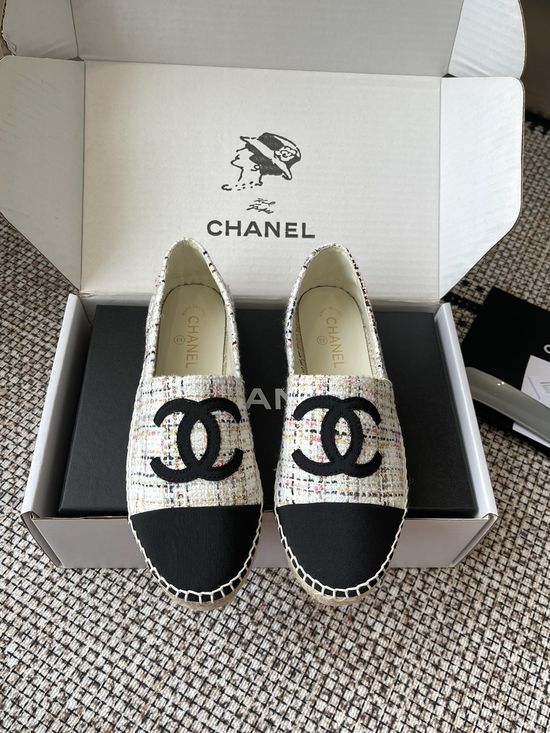 Chanel Casual Espadrille Shoes Comfortable Versatile Daily Footwear