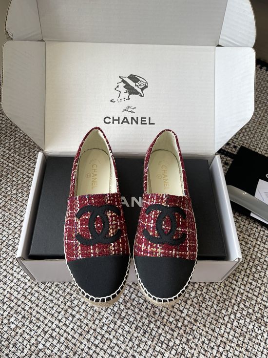 Chanel Casual Espadrille Shoes Comfortable Versatile Daily Footwear