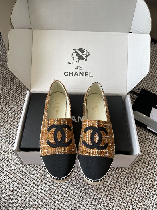 Chanel Casual Espadrille Shoes Comfortable Versatile Daily Footwear