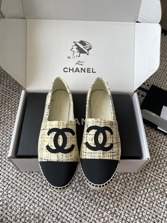 Chanel Casual Espadrille Shoes Comfortable Versatile Daily Footwear