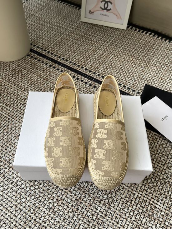 Celine Classic Espadrille Slip Ons Premium Quality All Details Accurate