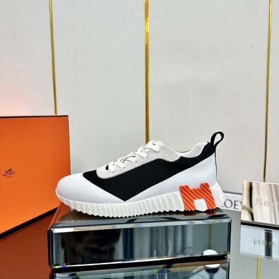 Hermes Classic Color Block Casual Comfortable Walking Shoes