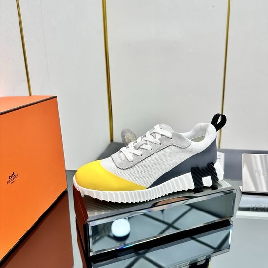 Hermes Classic Color Block Casual Comfortable Walking Shoes