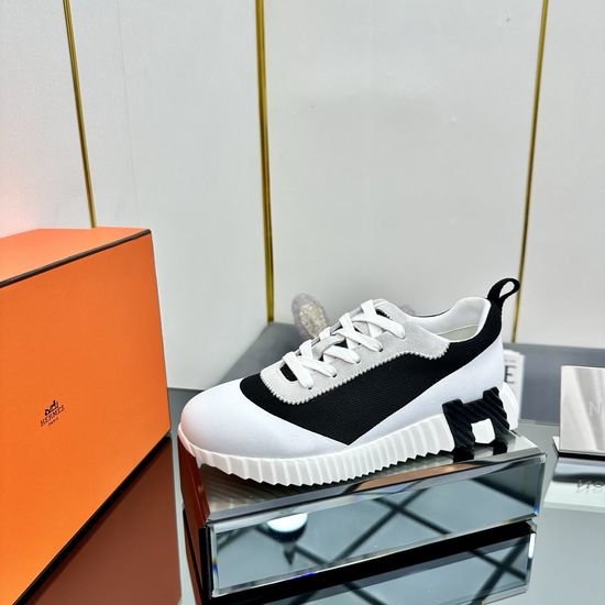 Hermes Classic Color Block Casual Comfortable Walking Shoes