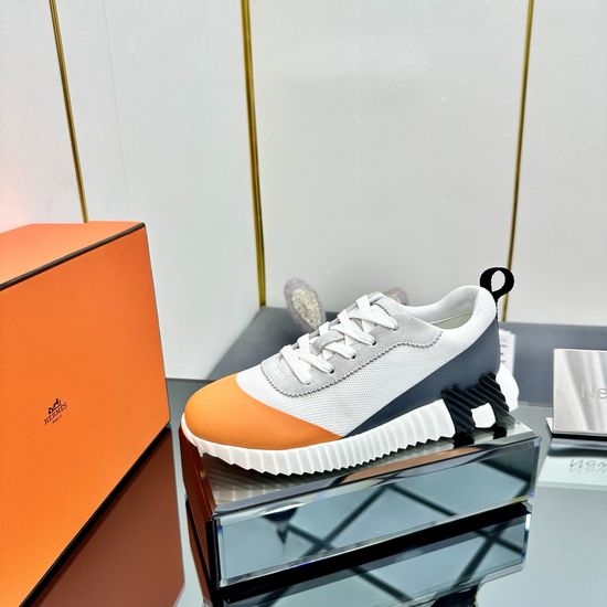 Hermes Classic Color Block Casual Comfortable Walking Shoes