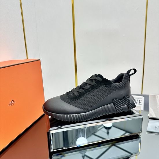 Hermes Classic Color Block Casual Comfortable Walking Shoes
