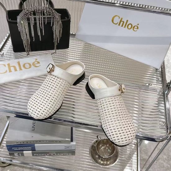 Chloe Fabric Slip On Mules Lightweight Comfortable Casual Slides
