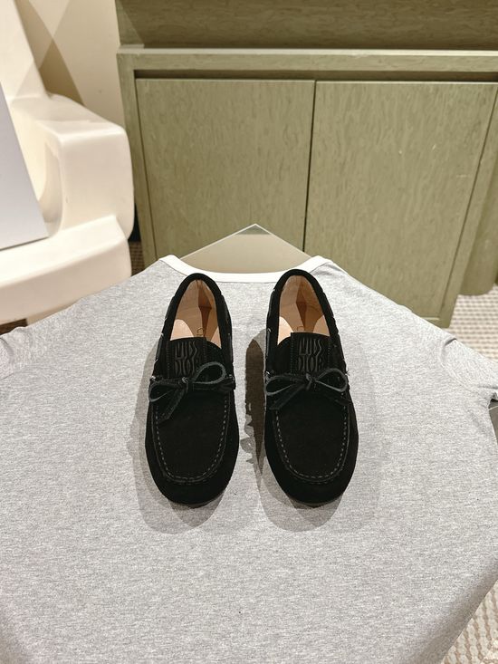 Christian Dior Soft Suede Non-slip Casual Loafer Shoes