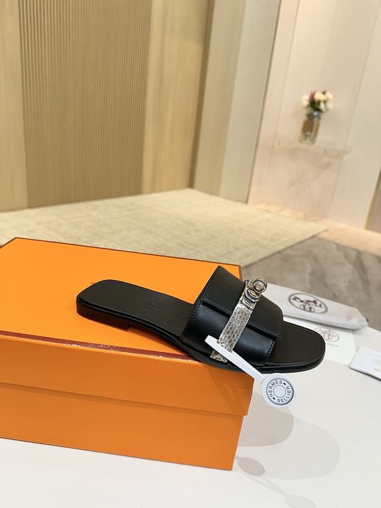 Hermes Genuine Cowhide Leather Sole Premium Casual Shoes