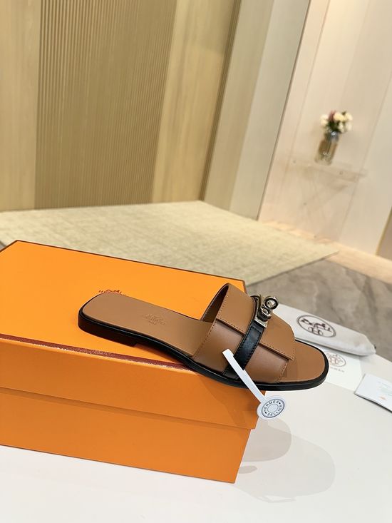 Hermes Genuine Cowhide Leather Sole Premium Casual Shoes