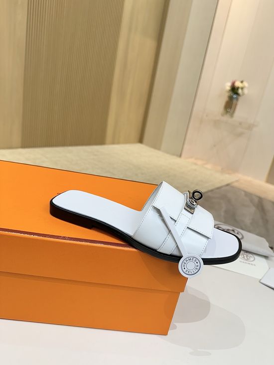 Hermes Genuine Cowhide Leather Sole Premium Casual Shoes