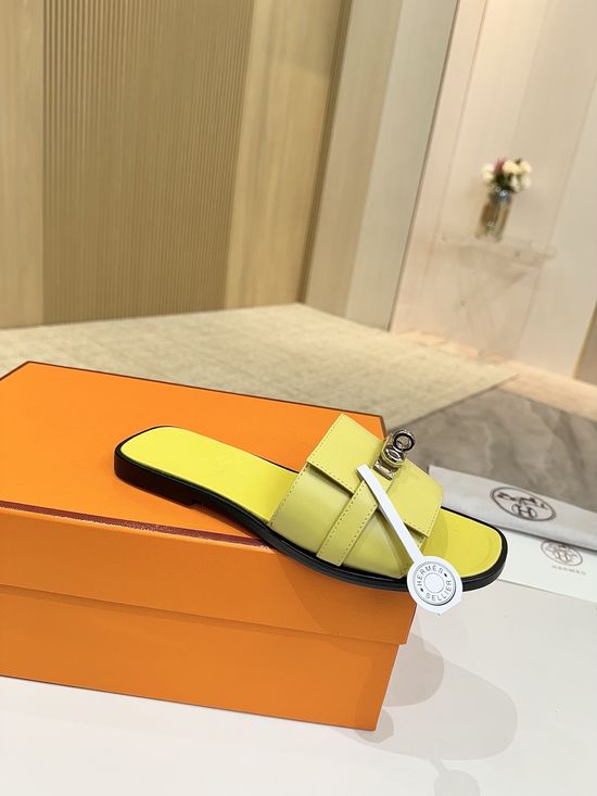 Hermes Genuine Cowhide Leather Sole Premium Casual Shoes
