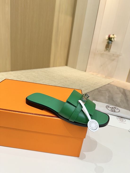 Hermes Genuine Cowhide Leather Sole Premium Casual Shoes
