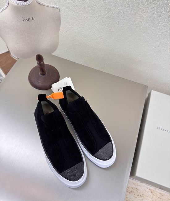Brunello Cucinelli Breathable Knit Soft Comfortable Daily Casual Footwear