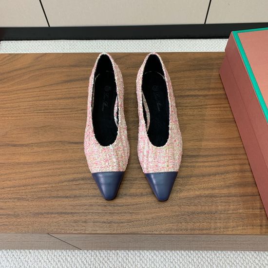 Loro Piana Color-Block Flat Shoes with Minimalist Design