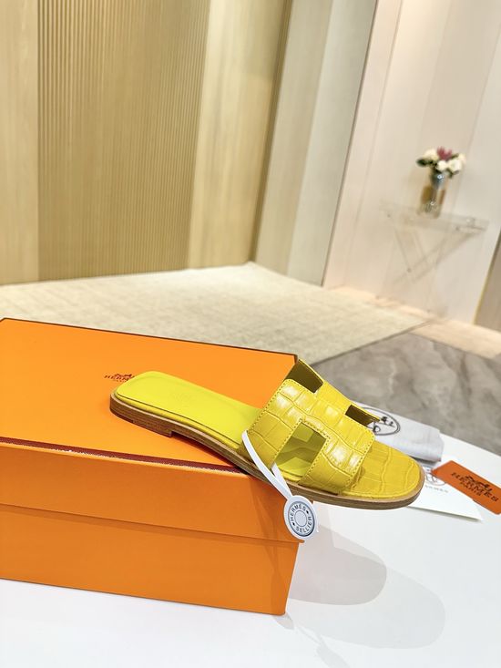 Hermes Crocodile Embossed Cowhide Leather Sole Durable Shoes