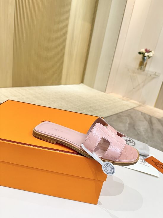 Hermes Crocodile Embossed Cowhide Leather Sole Durable Shoes