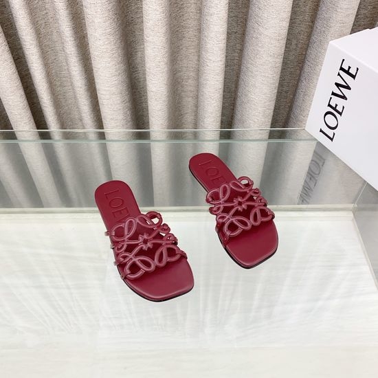 Loewe Hollow Out Comfort Slip-on Casual Slippers