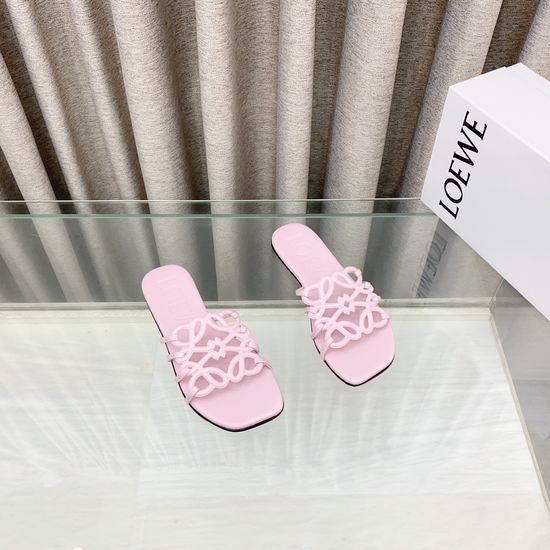 Loewe Hollow Out Comfort Slip-on Casual Slippers