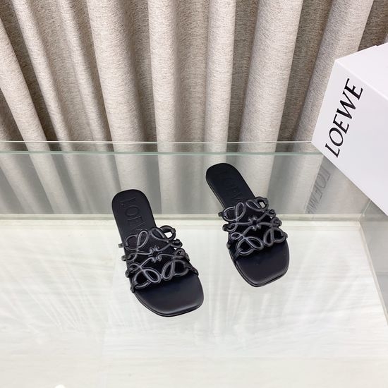 Loewe Hollow Out Comfort Slip-on Casual Slippers