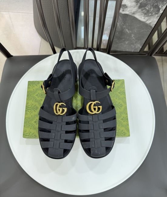 Gucci Matte Translucent TPU Jelly Sandals Premium Craft
