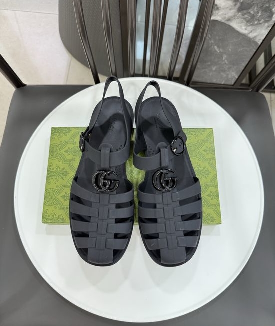 Gucci Matte Translucent TPU Jelly Sandals Premium Craft