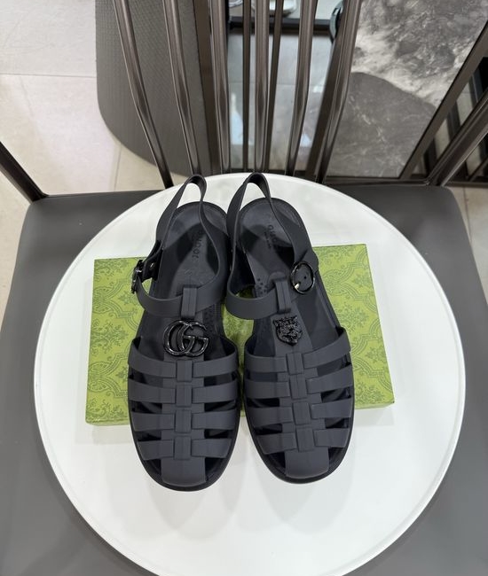 Gucci Matte Translucent TPU Jelly Sandals Premium Craft