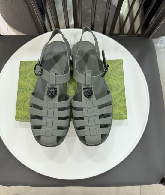 Gucci Matte Translucent TPU Jelly Sandals Premium Craft