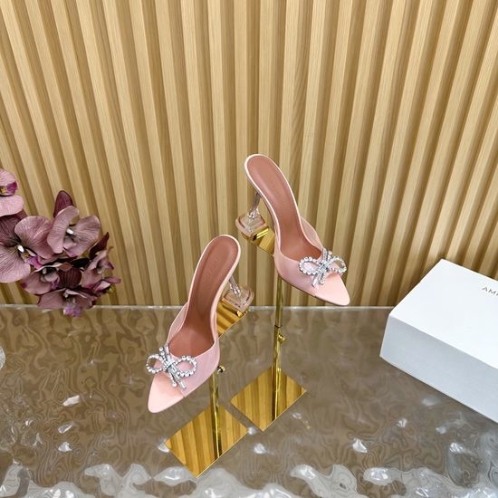 Jimmy Choo PVC Upper Cinderella Heel Sheepskin Lining Leather Sole