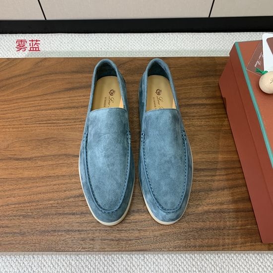 Loro Piana Smooth Leather Loafers Soft Lining Durable Outsole