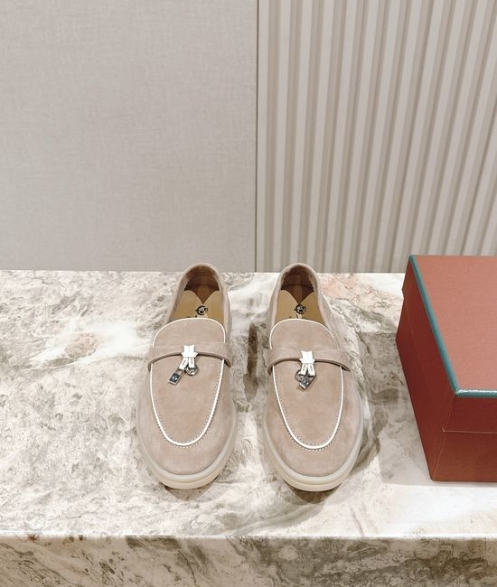 Loro Piana Soft Cozy Slip On Mules with Non Slip Flexible Sole