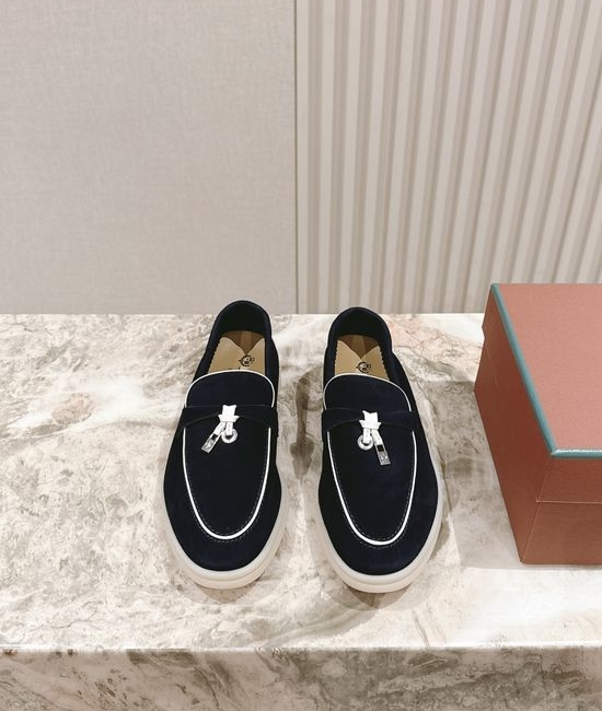 Loro Piana Soft Cozy Slip On Mules with Non Slip Flexible Sole