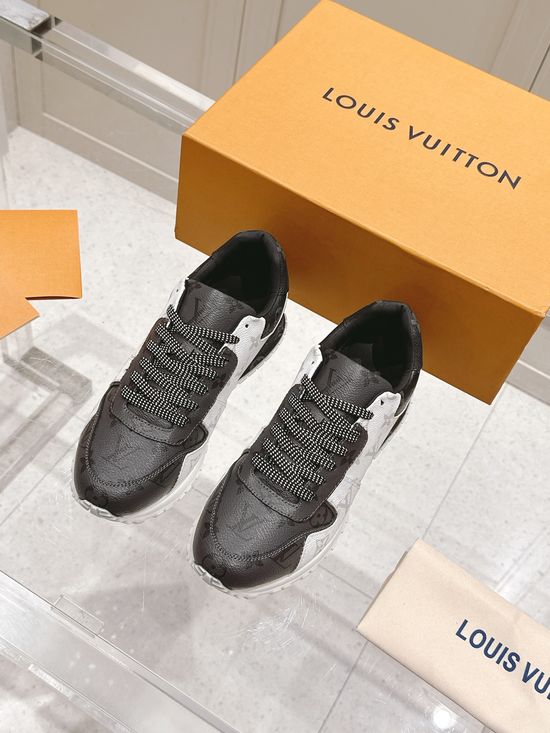 Louis Vuitton Classic Monogram Leather Running Sneakers