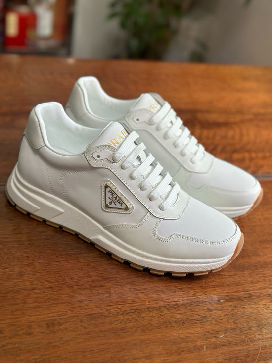 Prada Comfortable Casual Sneakers with Wear Resistant Sole