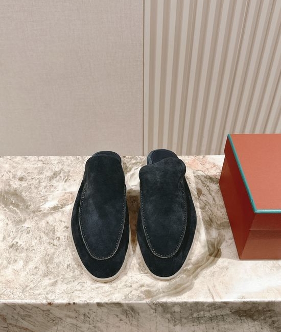 Loro Piana Soft Comfortable Slip On Loafers with Durable Outsole