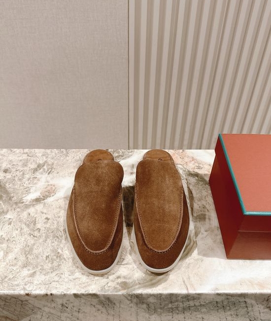 Loro Piana Soft Comfortable Slip On Loafers with Durable Outsole