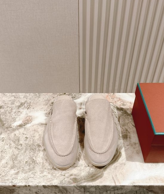 Loro Piana Soft Comfortable Slip On Loafers with Durable Outsole