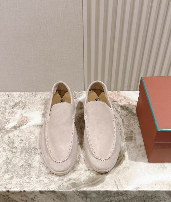 Loro Piana Soft Comfortable Slip On Loafers with Durable Outsole