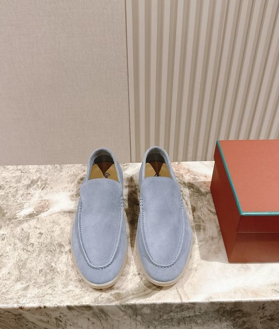 Loro Piana Soft Comfortable Slip On Loafers with Durable Outsole