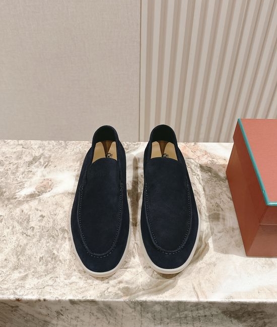 Loro Piana Soft Comfortable Slip On Loafers with Durable Outsole