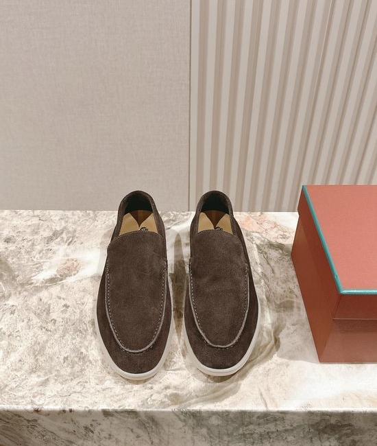 Loro Piana Soft Comfortable Slip On Loafers with Durable Outsole