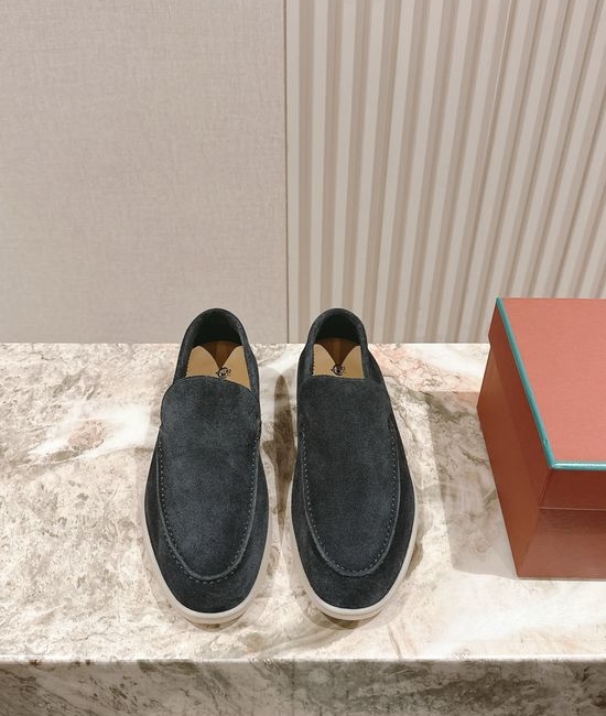 Loro Piana Soft Comfortable Slip On Loafers with Durable Outsole