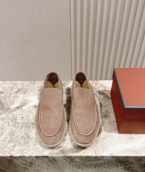 Loro Piana Soft Comfortable Slip On Loafers with Durable Outsole