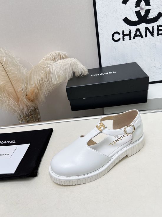 Chanel Classic Logo Open Toe Slingback Comfort Sandals