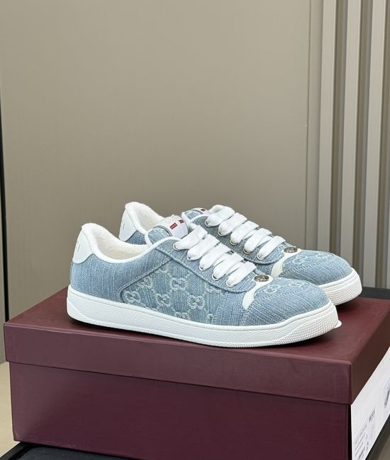 Gucci Classic Denim Color Casual Daily Comfortable Sneakers