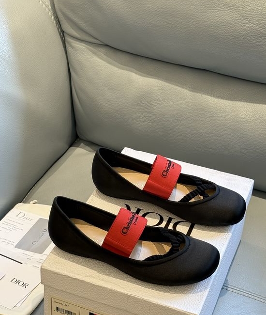 Christian Dior CD Elegant Soft Ballet Flats Comfortable Casual Footwear