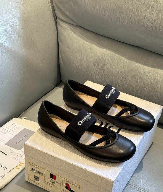 Christian Dior CD Elegant Soft Ballet Flats Comfortable Casual Footwear