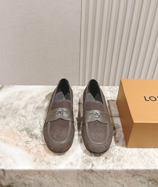 Louis Vuitton LV Comfortable Satin Pearl Decor Elegant Ballet Flats