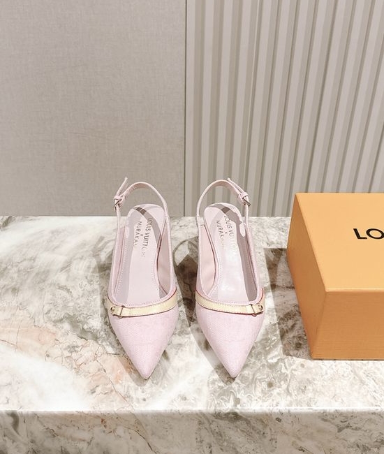 Louis Vuitton LV Chic Chunky Heel Buckle Strap Casual Shoes