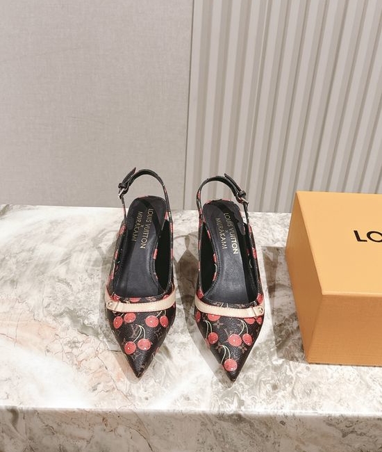 Louis Vuitton LV Chic Chunky Heel Buckle Strap Casual Shoes